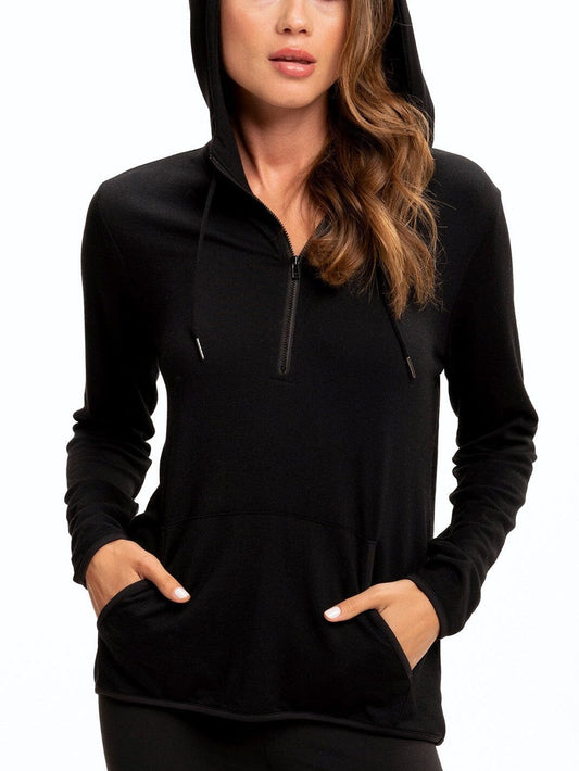 Kyanna FeatherLoop Half Zip Hoodie