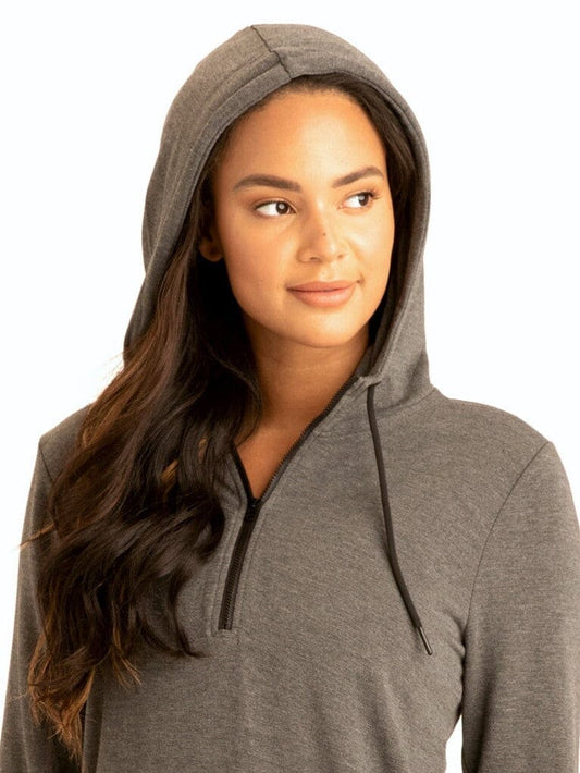 Kyanna FeatherLoop Half Zip Hoodie